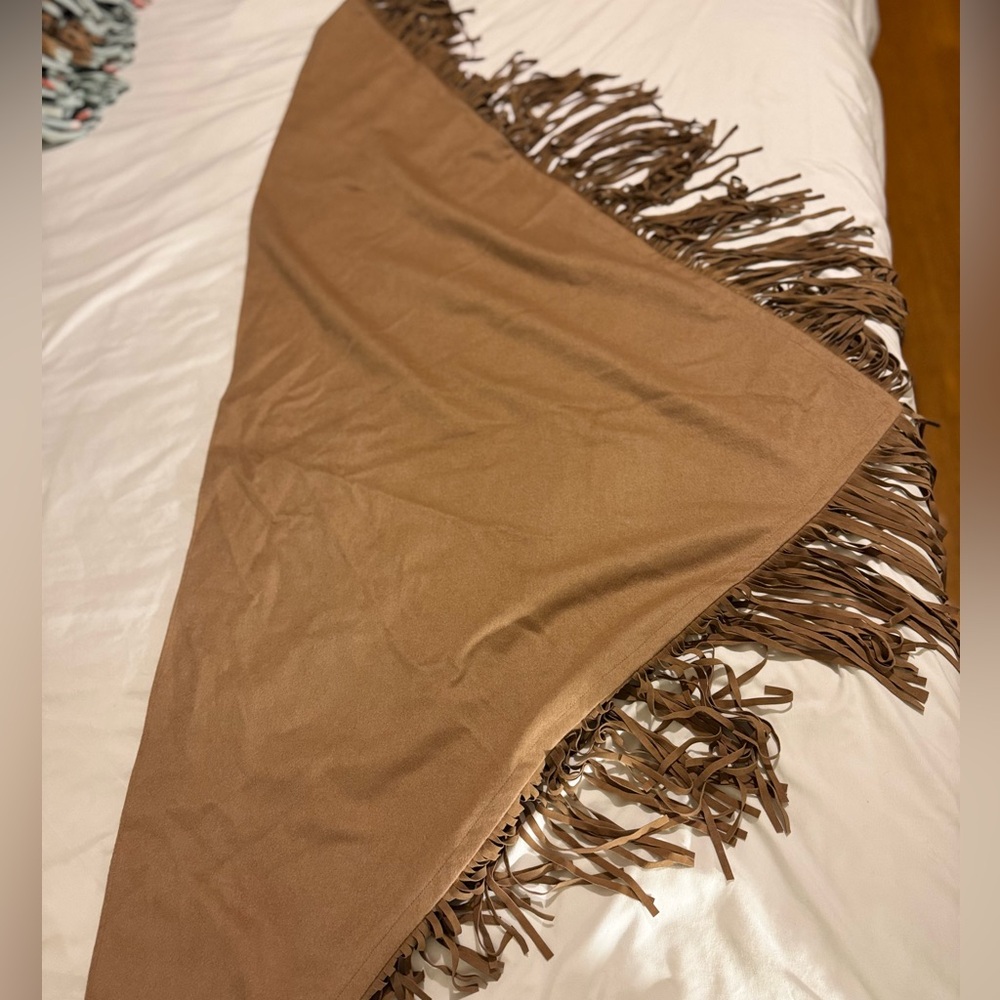 RALPH LAUREN FRINGE WRAP